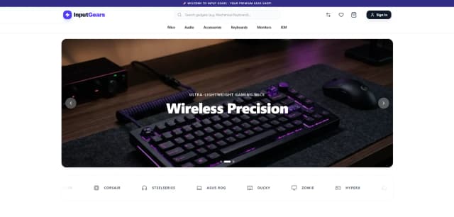Input Gears — Tech Gadget Store